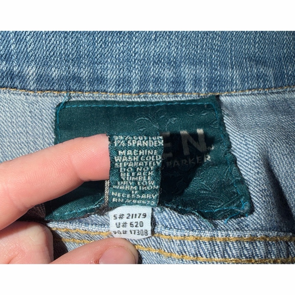 🩵 Cute Y2K Bitten by Sarah Jessica Parker Jean Jacket - Picture 8 of 8